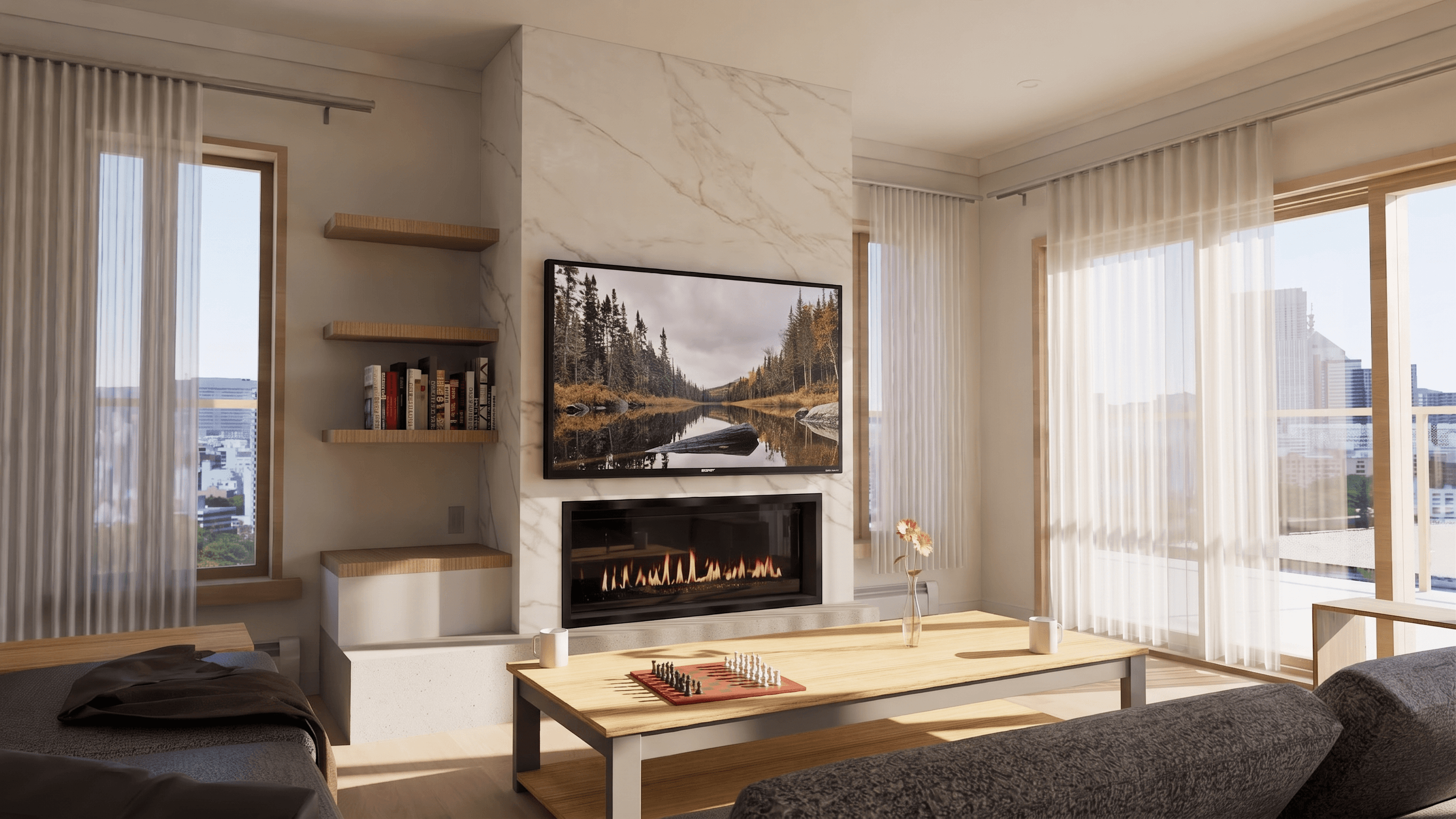 AI enhanced render